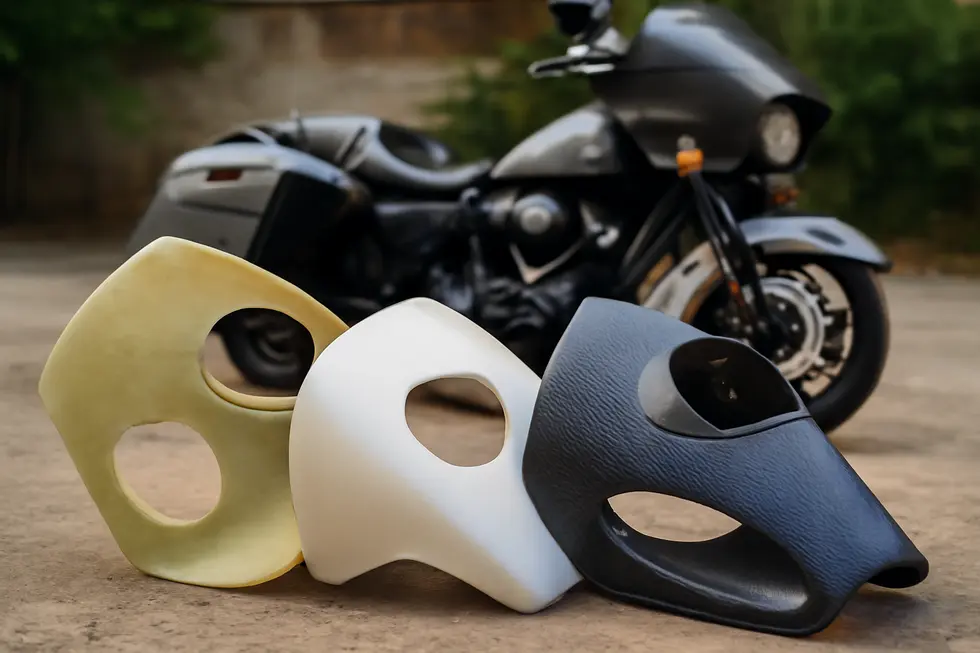 A motorcycle equipped with a fairing demonstrates minimal wind resistance while riding.