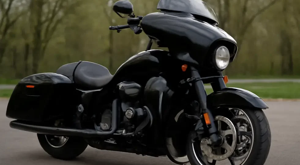 A motorcycle showcasing lower fairings that enhance both performance and style.