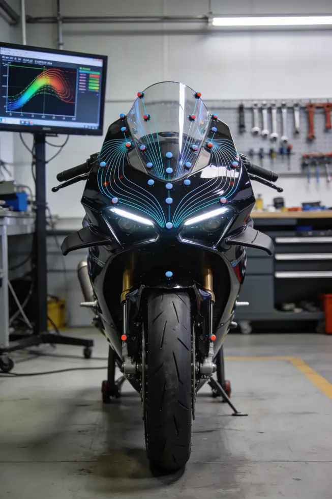 Understanding how fairing shapes influence airflow and rider comfort across speeds.