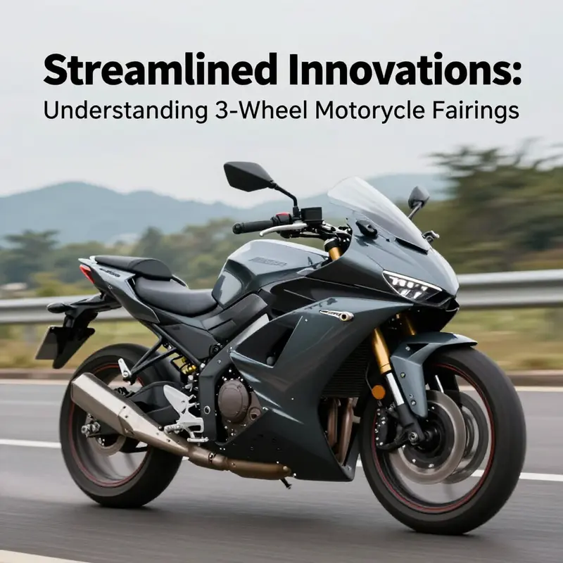 The intricate design and materials used in 3-wheel motorcycle fairings enhance both aesthetics and functionality.