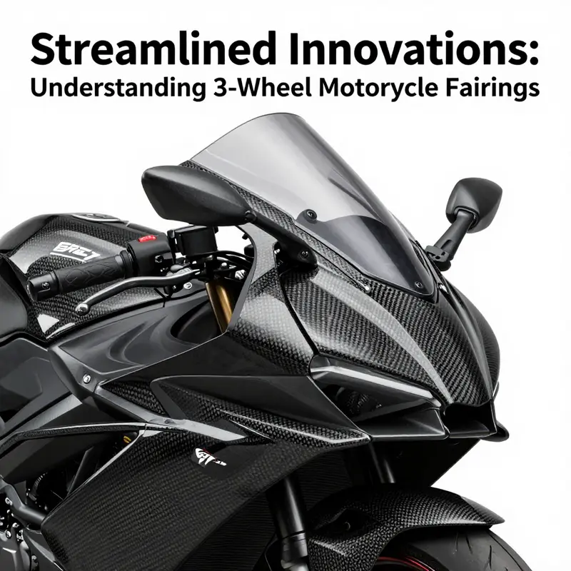 The intricate design and materials used in 3-wheel motorcycle fairings enhance both aesthetics and functionality.
