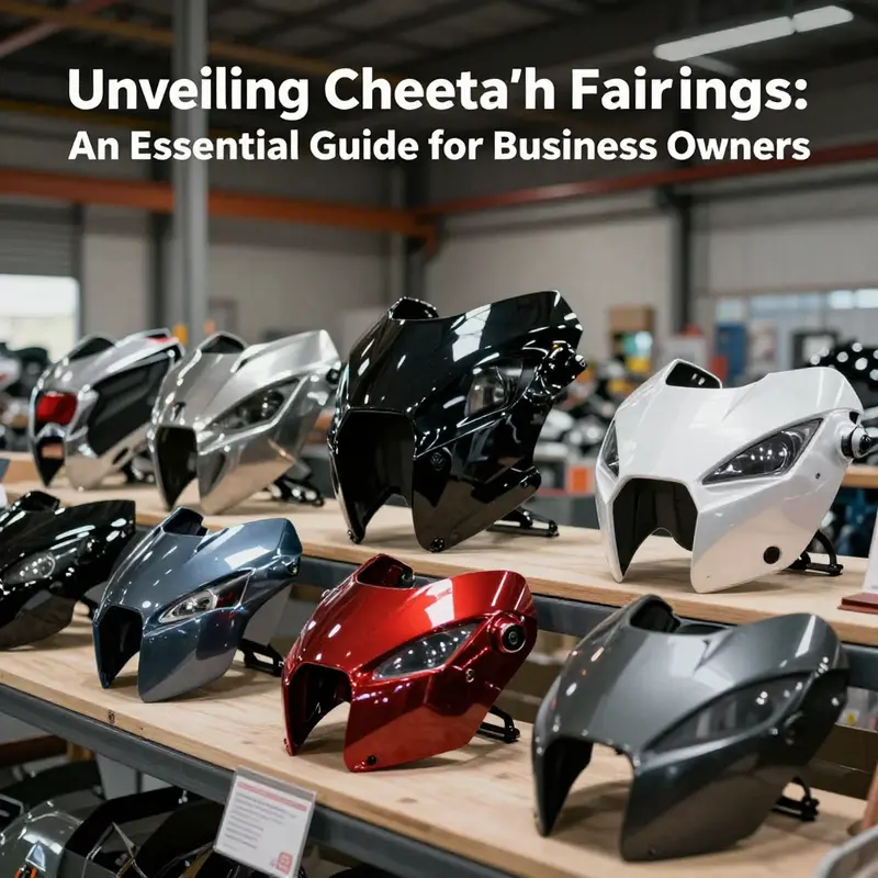 A range of Cheetah Motorcycle fairings showcasing the manufacturer’s diverse product offerings available for customers.