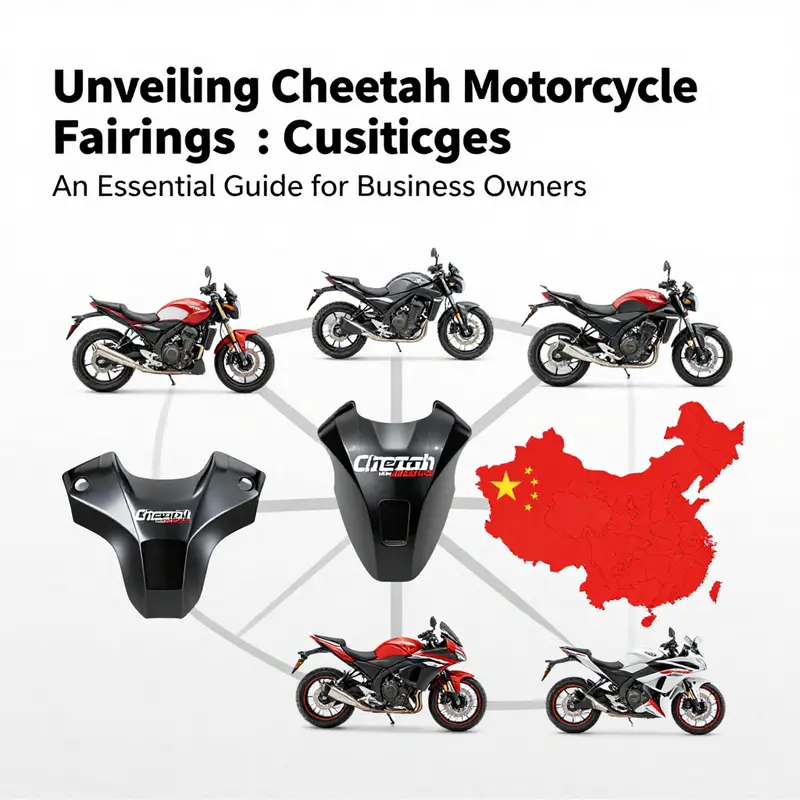 A range of Cheetah Motorcycle fairings showcasing the manufacturer’s diverse product offerings available for customers.