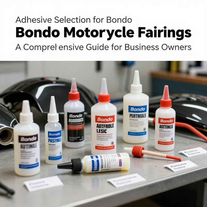 Careful surface preparation is key to ensuring a strong bond for motorcycle fairings.