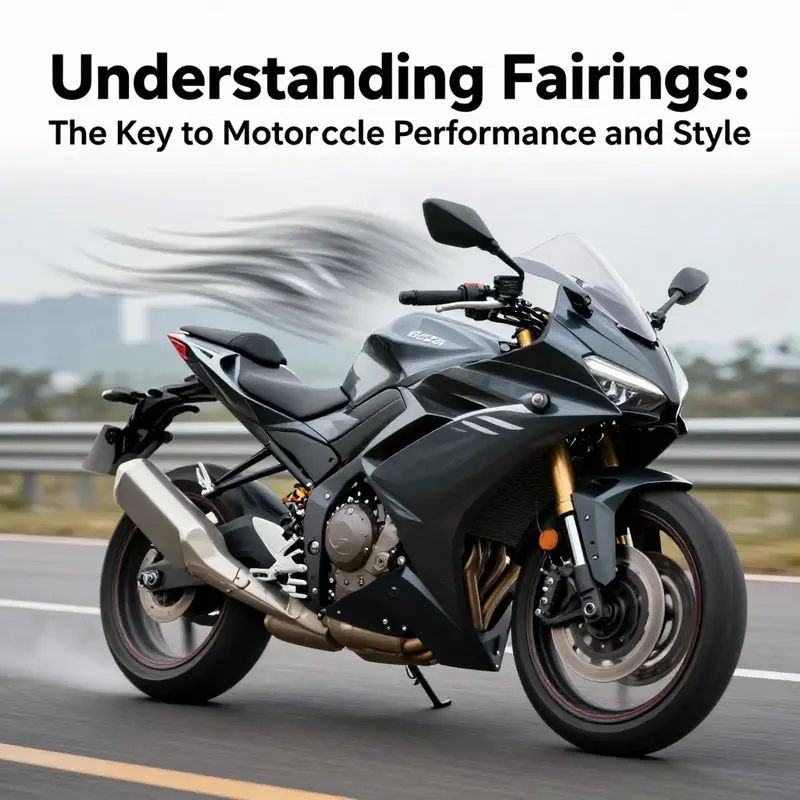 Comparative visual representation of full, half, and custom motorcycle fairings.