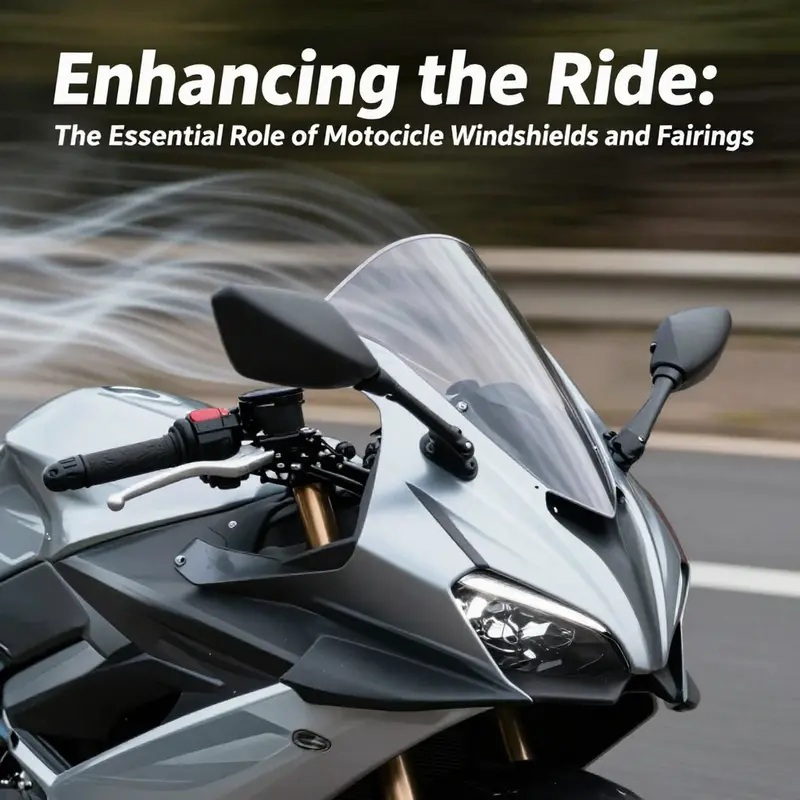 Motorcyclist experiencing enhanced comfort with a premium windshield.