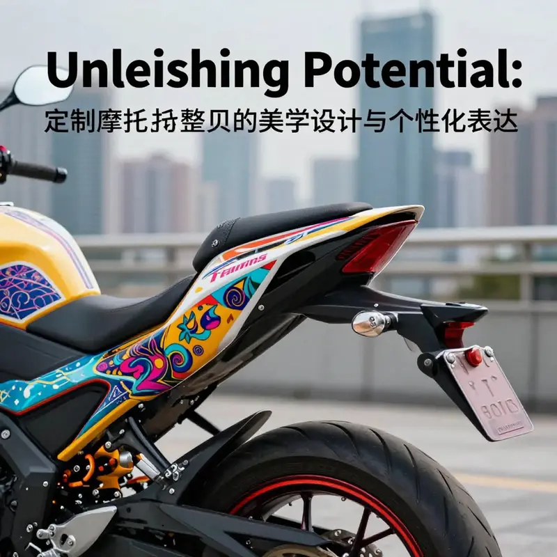 A selection of custom motorcycle tail fairings tailored for specific models, enhancing both style and performance.