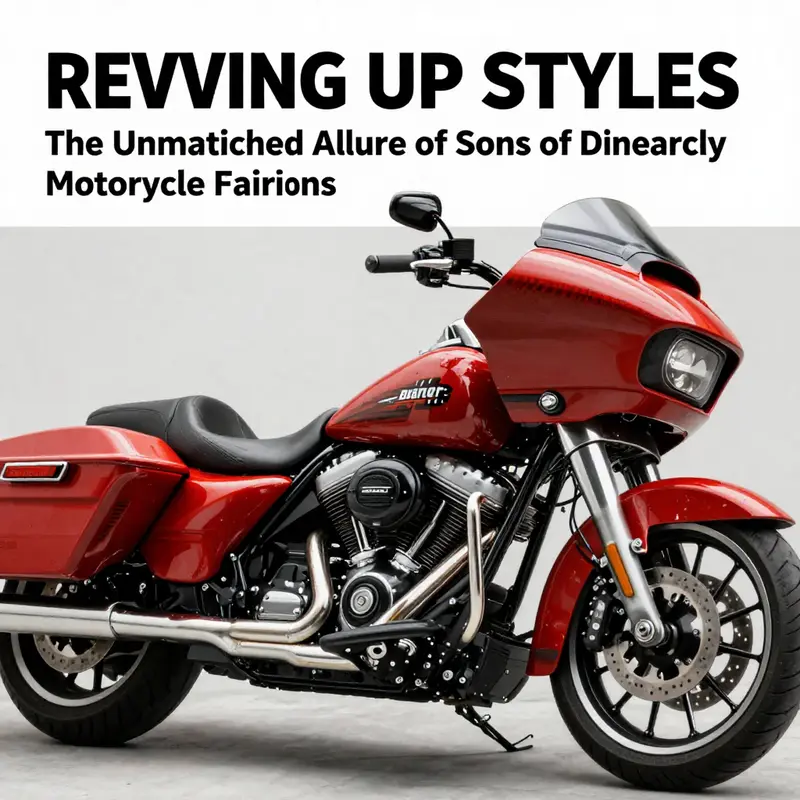 An overview of impressive aftermarket Sons of Anarchy motorcycle fairings enhancing the aesthetic of custom bikes.