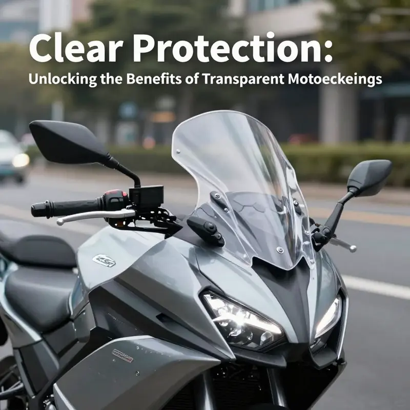Transparent fairings providing crucial protection while maintaining visibility.