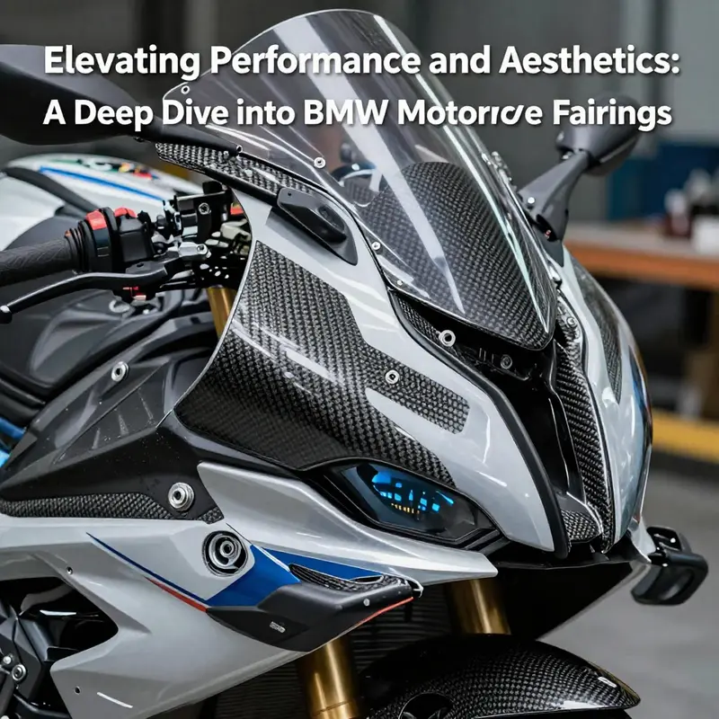 Custom aftermarket fairings elevate the aesthetics and functionality of BMW motorcycles.