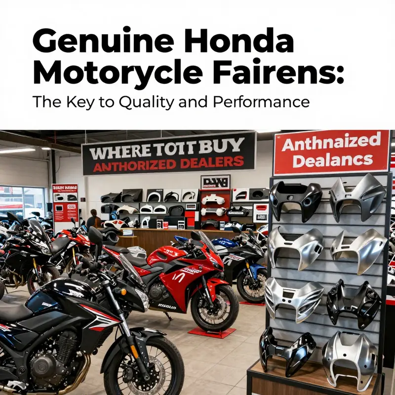 A collection of genuine Honda motorcycle fairings showcasing their quality and design.