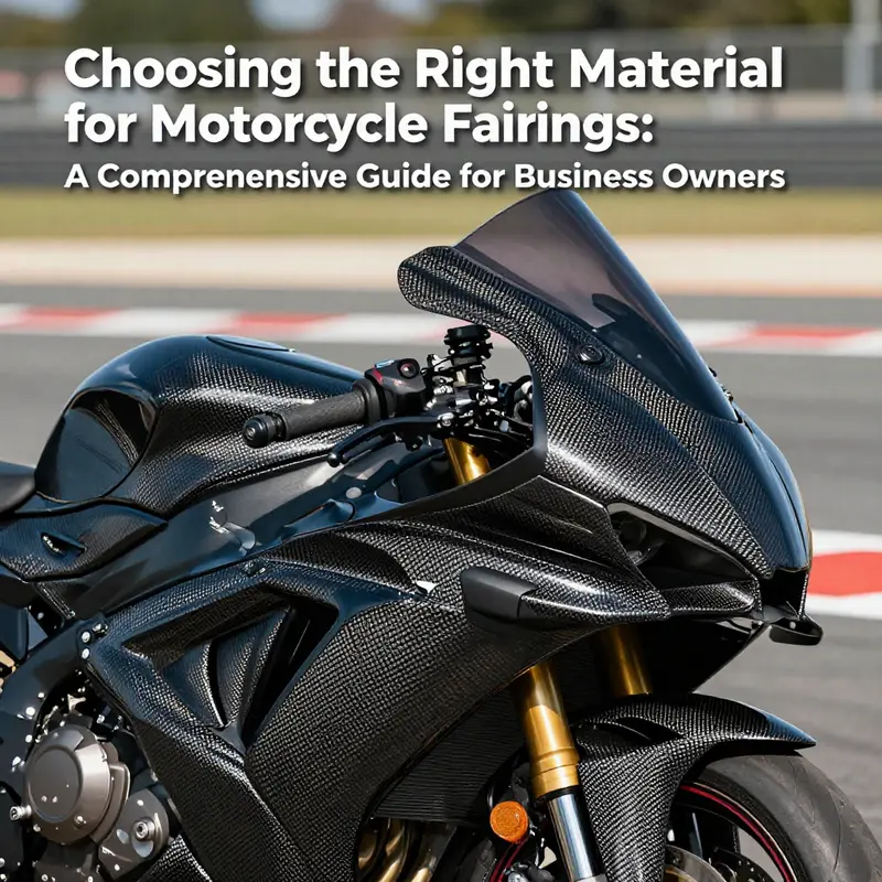 ABS plastic fairing exemplifying lightweight durability and a high-quality finish.