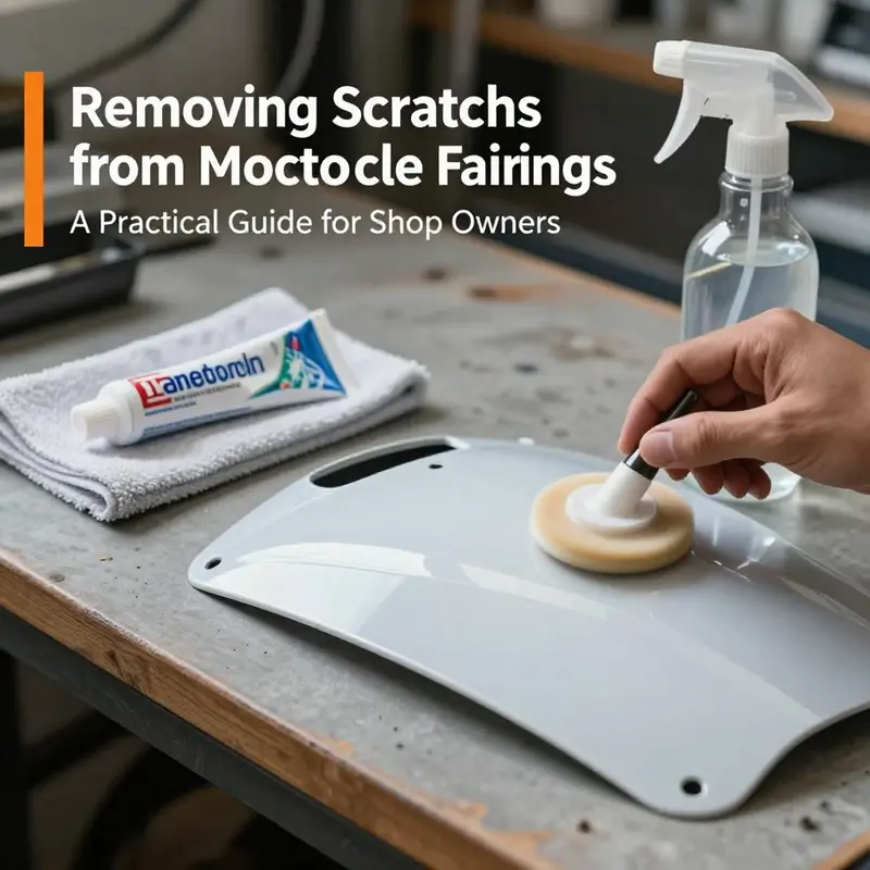 Chapter 1—Assess scratch depth and material type to plan the repair workflow for motorcycle fairings.