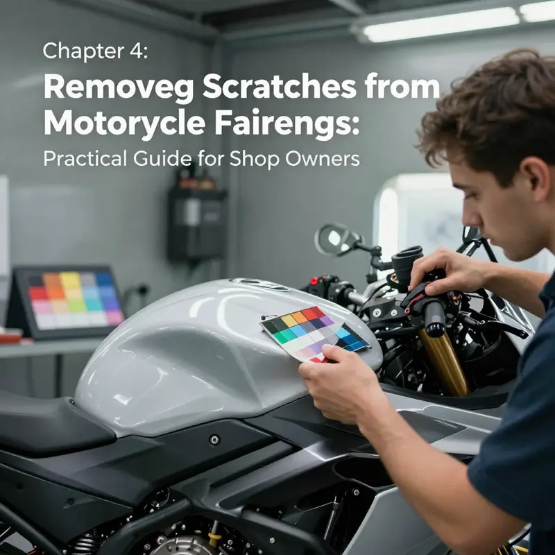 Chapter 1—Assess scratch depth and material type to plan the repair workflow for motorcycle fairings.