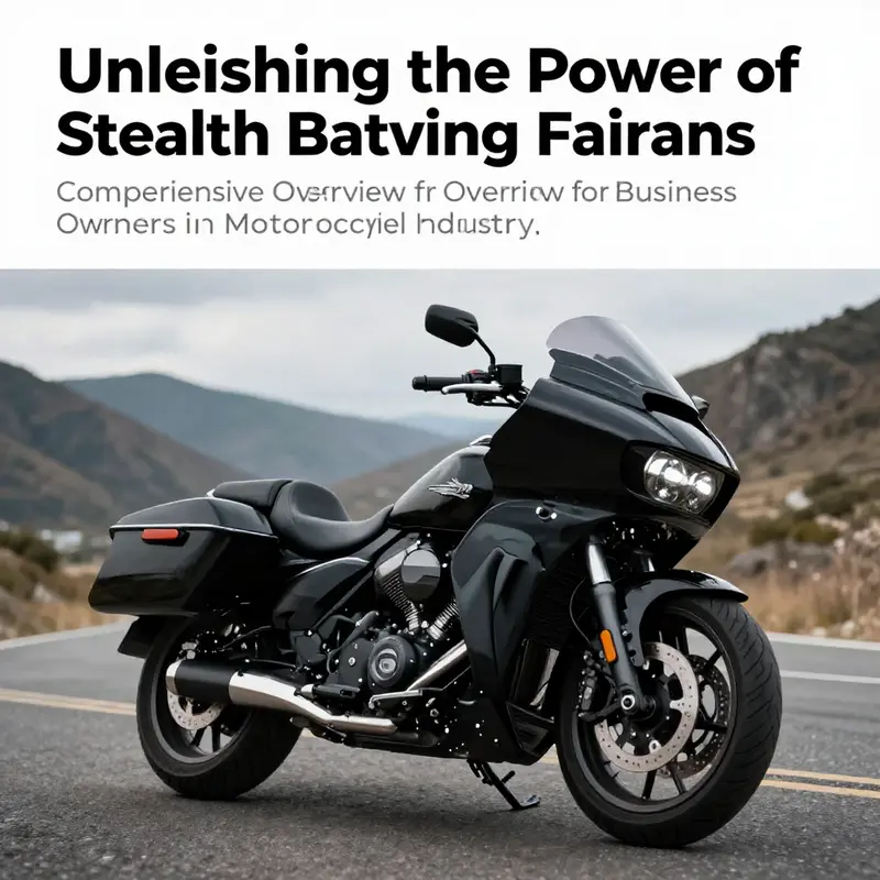 A motorcycle with a matte black batwing fairing riding along an open road, showcasing its design and performance in an adventure setting.