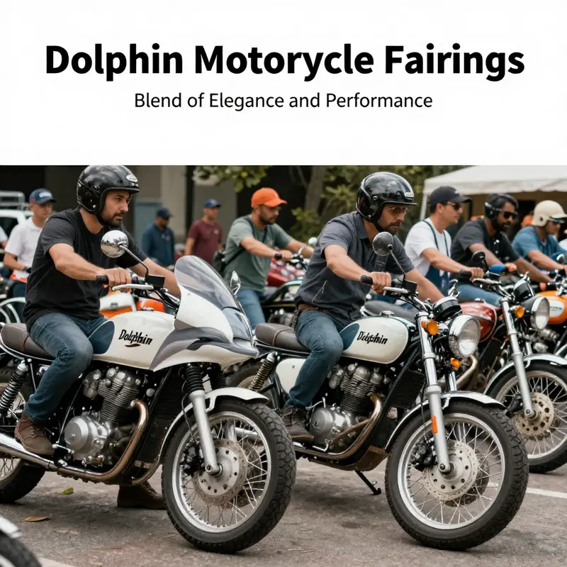 The early design of Dolphin motorcycle fairing reflecting its aerodynamic elegance and racing pedigree.