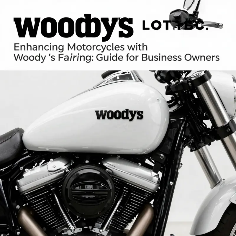 Customized Harley-Davidson Fatboy with Woody’s motorcycle fairing, highlighting the elegant design.