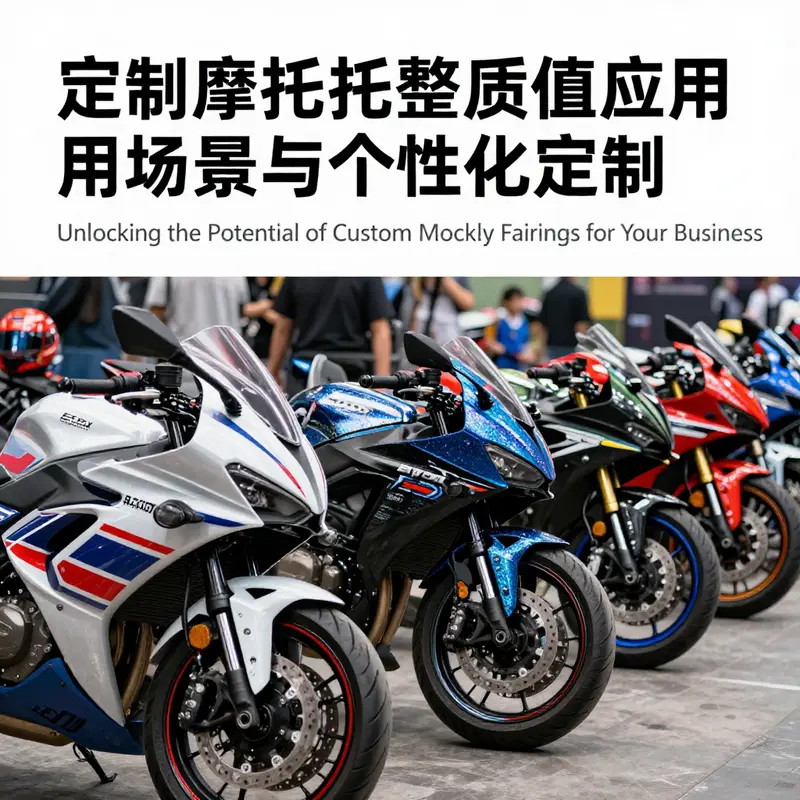 Illustration of a custom motorcycle fairing structure demonstrating aerodynamic and functional design elements.