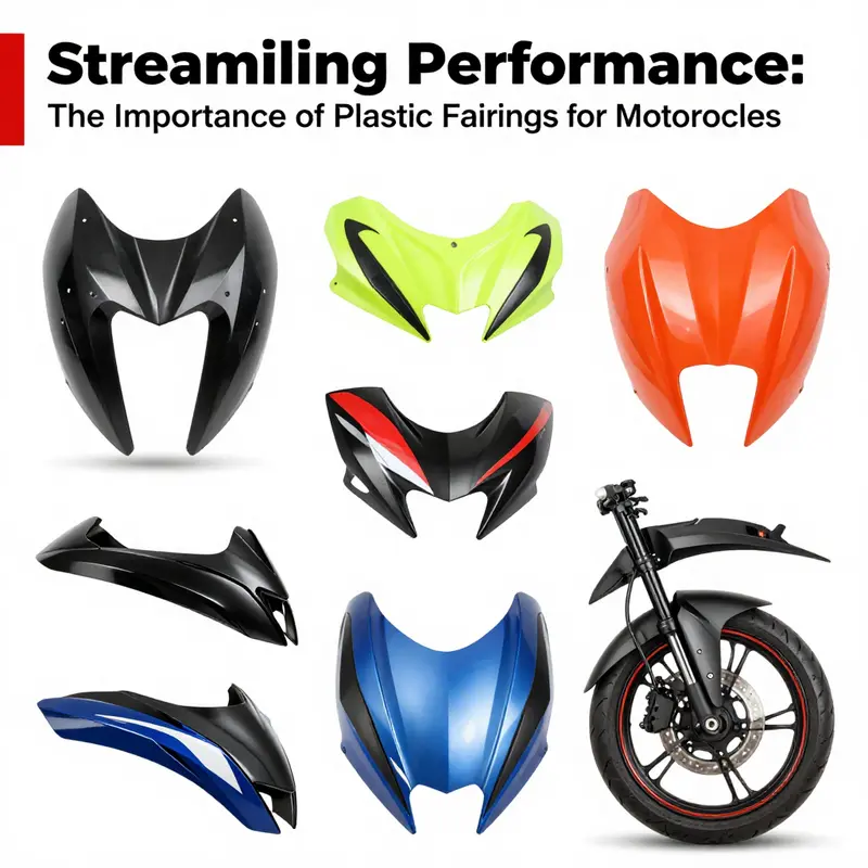 Sleek motorcycle fairings demonstrating improved aerodynamics and performance.