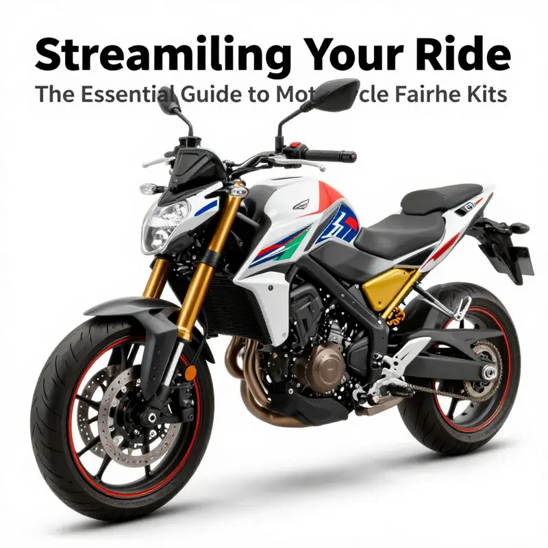 A diverse selection of motorcycle fairing kits highlighting various designs tailored for specific bike models.