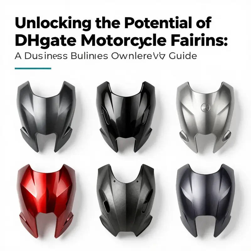 A comprehensive overview of motorcycle fairings available on DHgate, showcasing various styles and options.