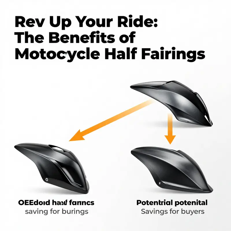 A motorcycle designed with half fairings demonstrating superior aerodynamics on the open road.