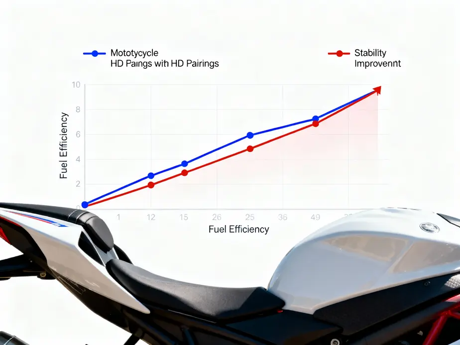 Aerodynamic design of HD motorcycle fairings enhances performance and rider comfort.