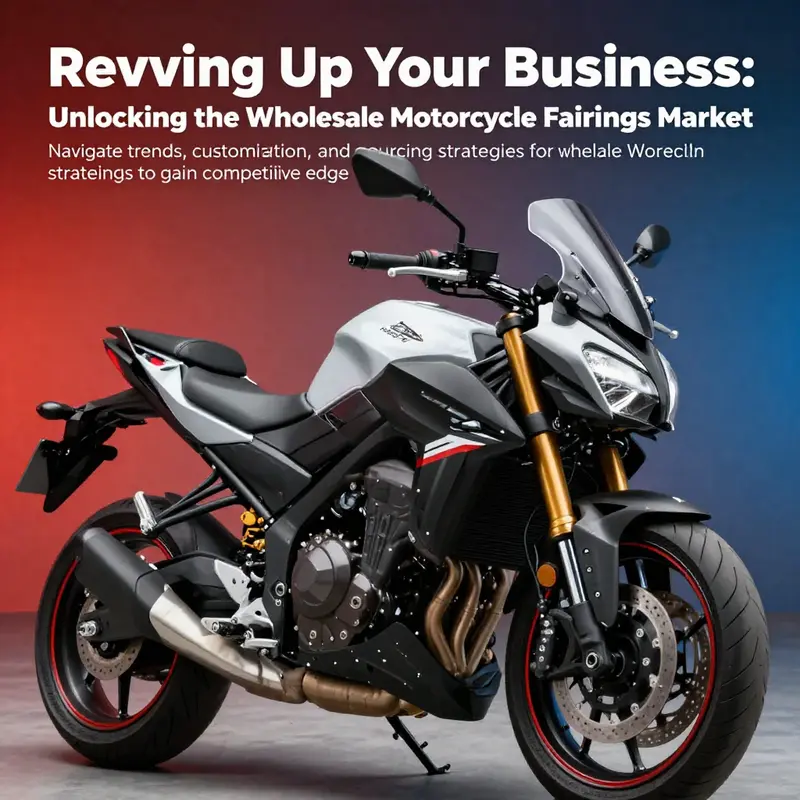 A motorcycle outfitted with premium fairings, highlighting the aesthetic and performance enhancements provided by quality body parts.