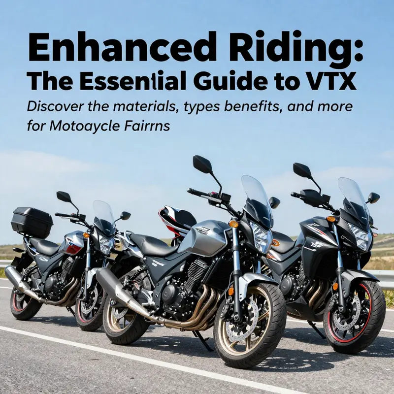 Multiple Honda VTX motorcycles with various fairings displayed along a scenic road, showcasing their appeal.