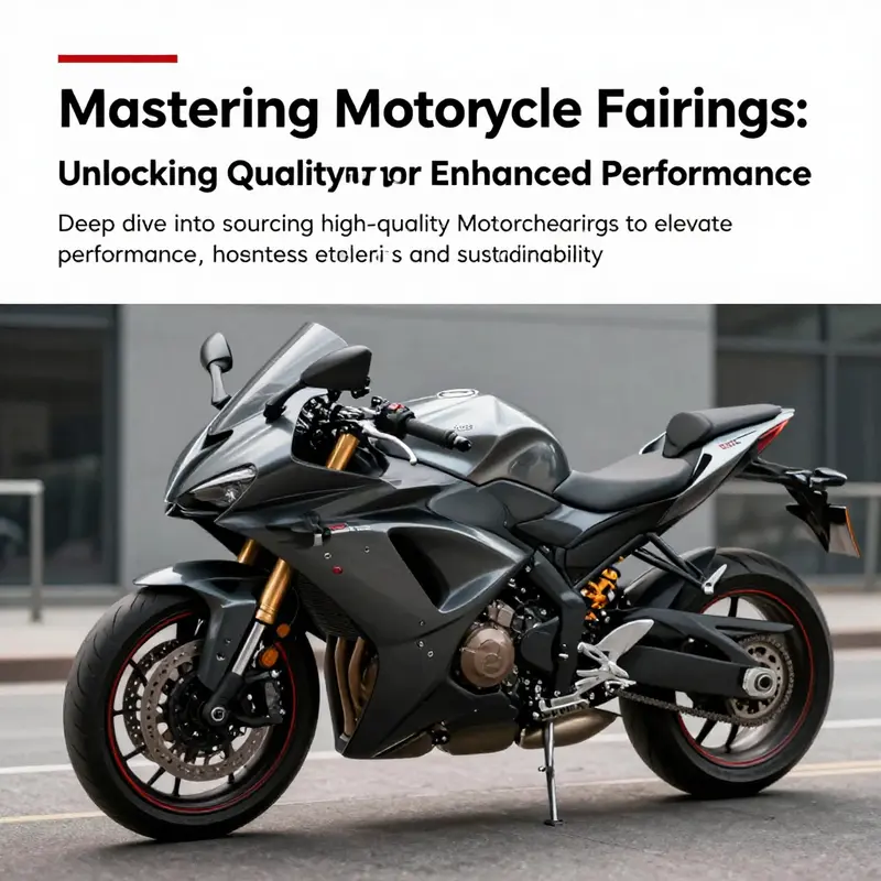 A motorcycle with eye-catching fairings in an urban setting, emphasizing quality and design.