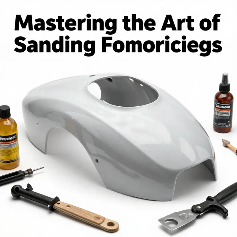 Basic techniques for sanding motorcycle fairings emphasize controlling the sanding process for optimal results.