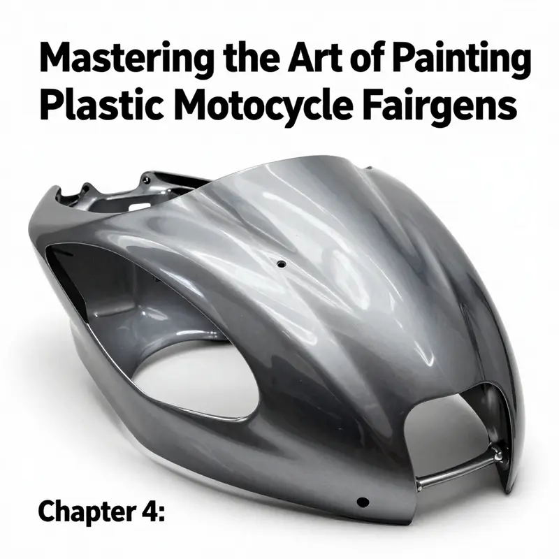 Surface preparation is vital for achieving a quality paint finish on plastic motorcycle fairings.