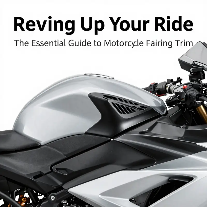 Functional fairing trim enhances aerodynamics and airflow management.