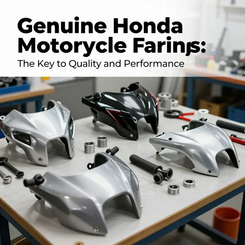 A collection of genuine Honda motorcycle fairings showcasing their quality and design.