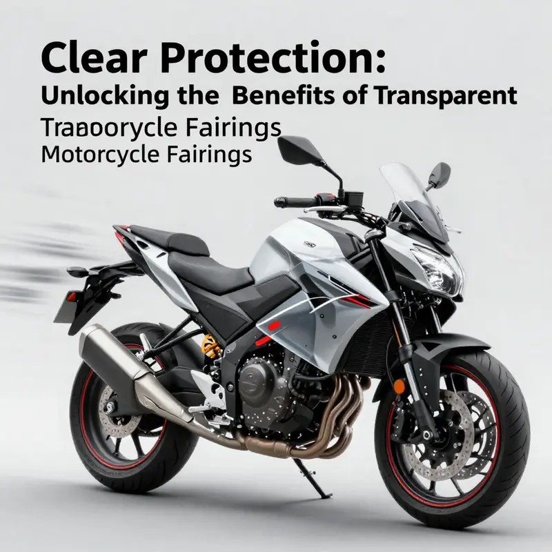 Transparent fairings providing crucial protection while maintaining visibility.