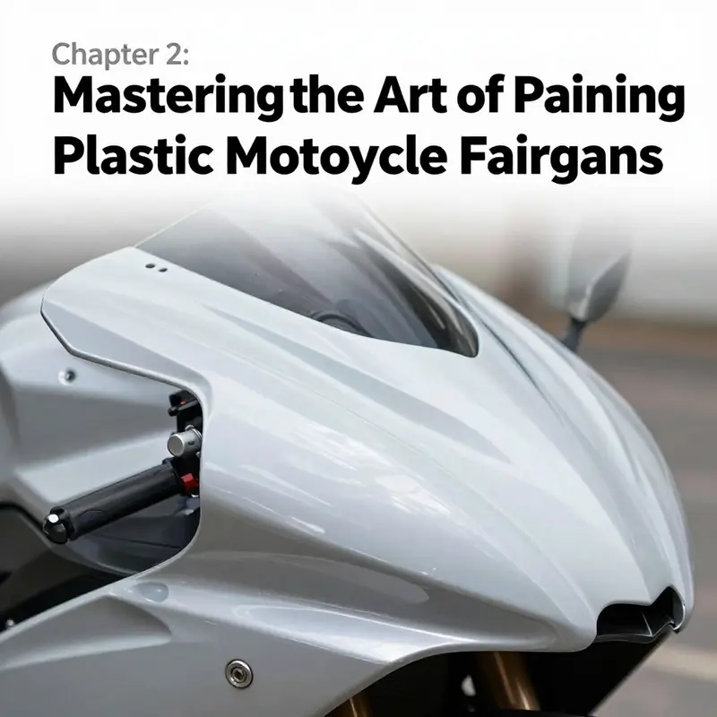 Surface preparation is vital for achieving a quality paint finish on plastic motorcycle fairings.