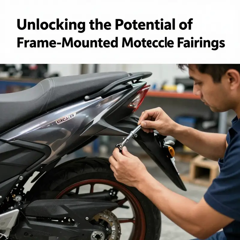 Sleek design and functionalities of frame-mounted motorcycle fairings.