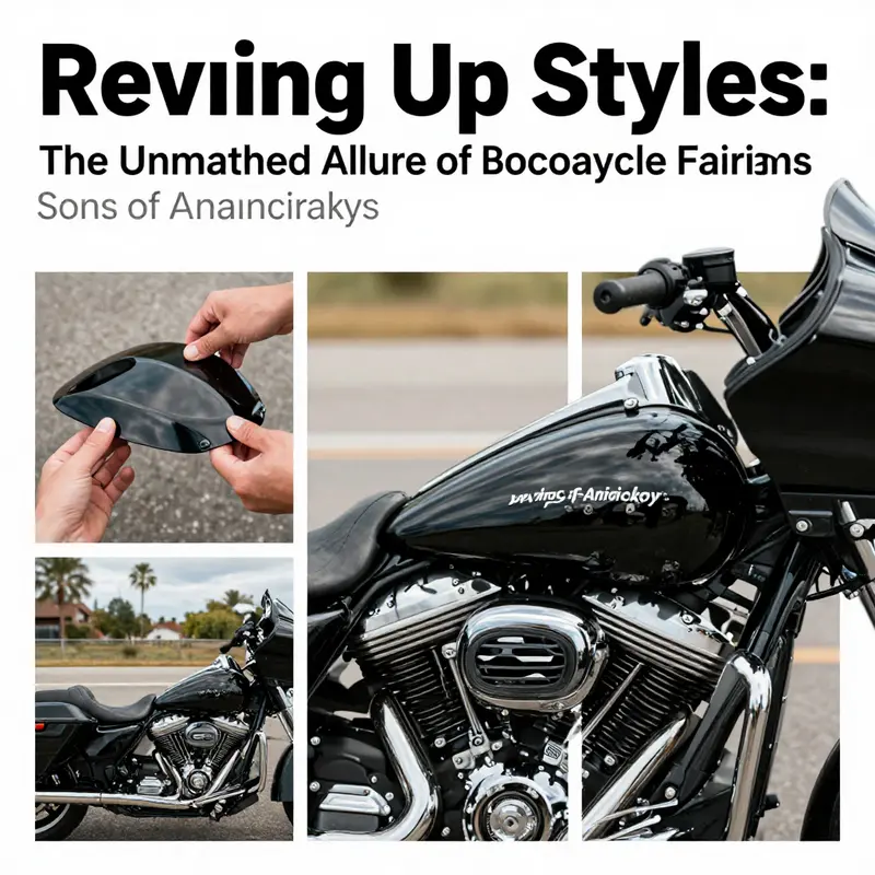 An overview of impressive aftermarket Sons of Anarchy motorcycle fairings enhancing the aesthetic of custom bikes.