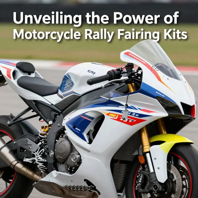 Highlighting the key features of rally fairing kits with a focus on design and aerodynamics.