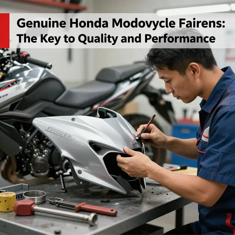 A collection of genuine Honda motorcycle fairings showcasing their quality and design.