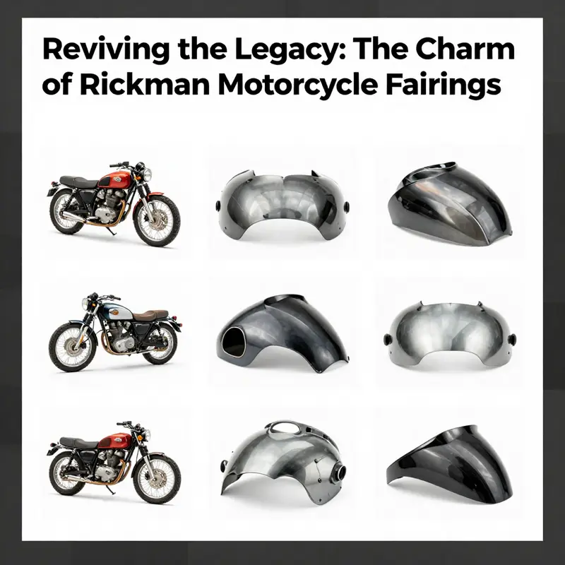 Detailing the sophisticated design elements and engineering prowess behind Rickman motorcycle fairings.