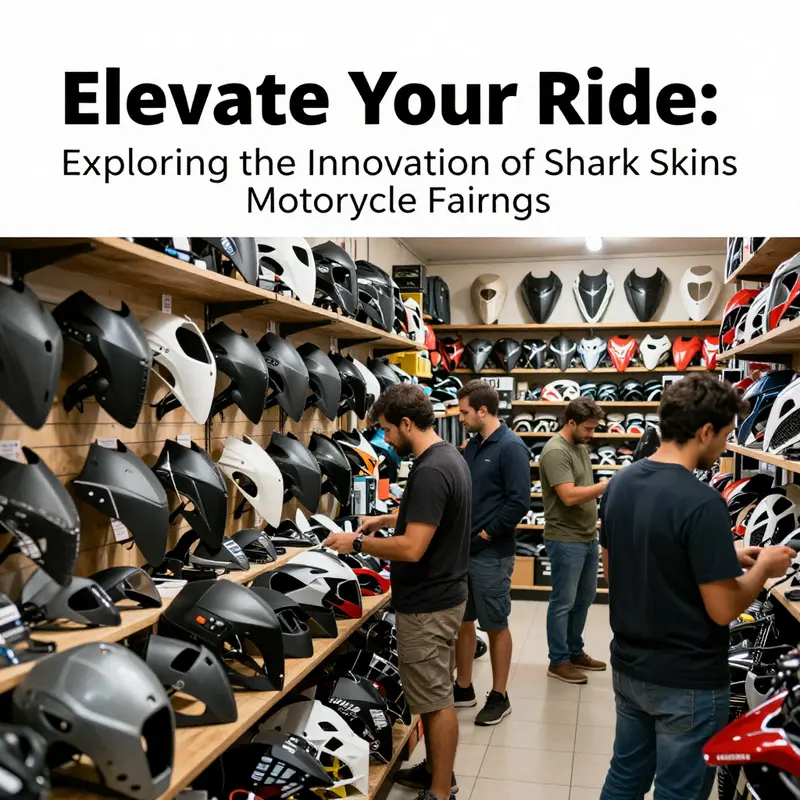 Precision engineering in Shark Skins fairings enhances motorcycle performance and aesthetics.