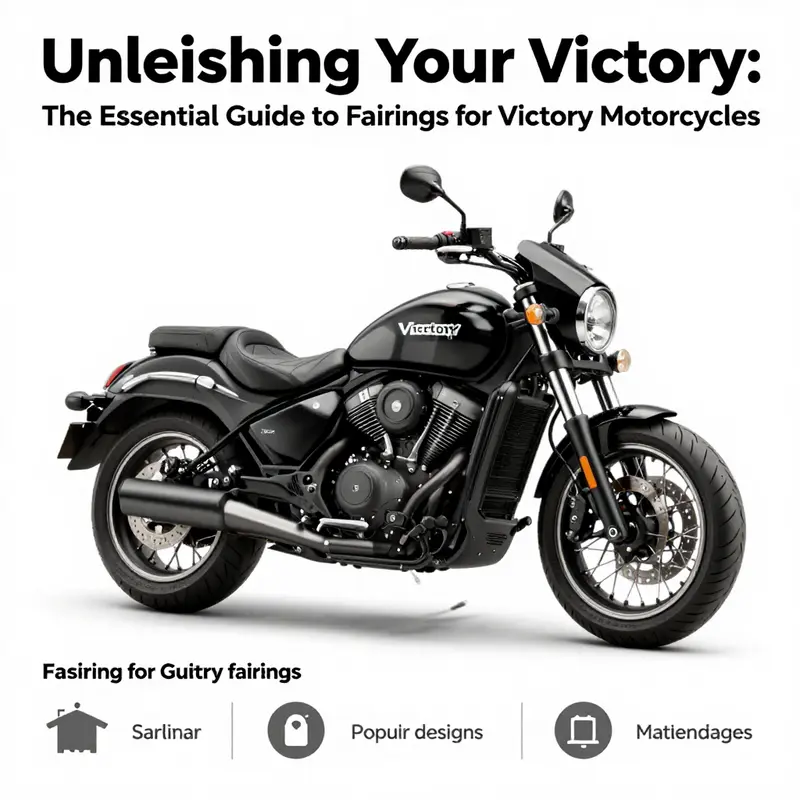 An assortment of Victory motorcycle fairings highlighting design diversity.