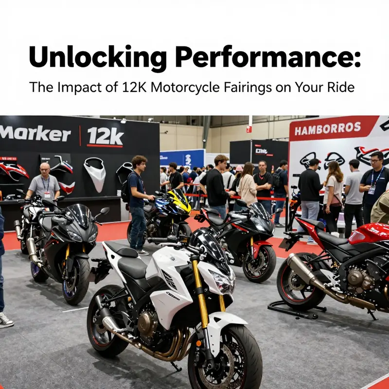 Diverse material options available for 12k motorcycle fairings, highlighting their individual characteristics.