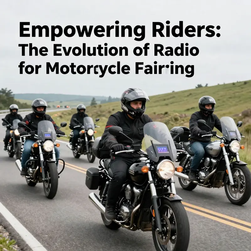 Integrated communication systems within a motorcycle fairing.