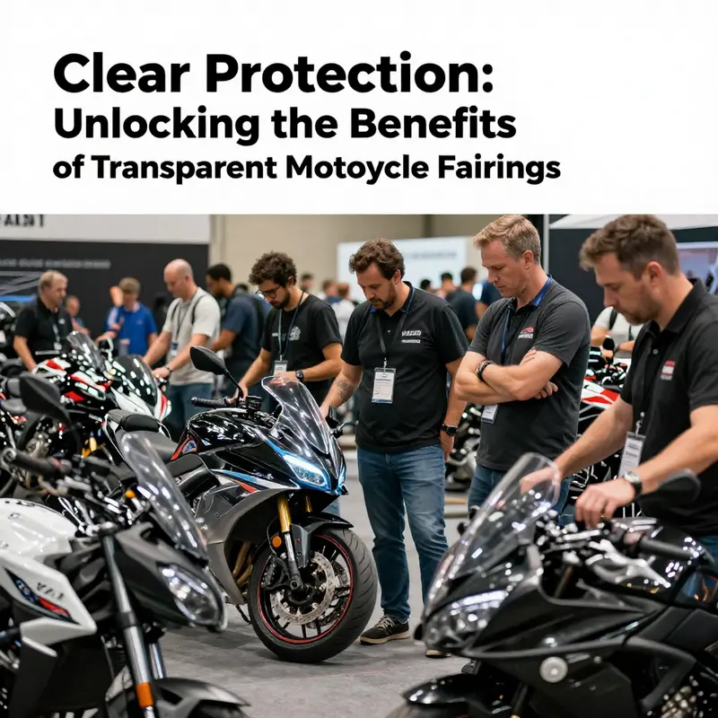 Transparent fairings providing crucial protection while maintaining visibility.