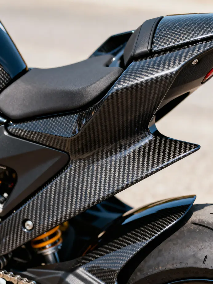 Aerodynamic design of HD motorcycle fairings enhances performance and rider comfort.