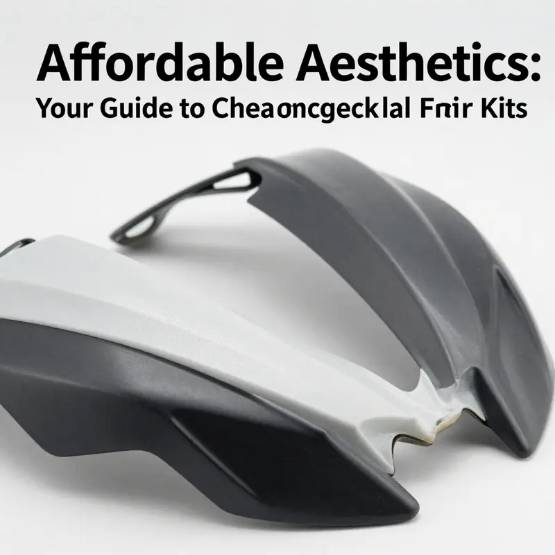 Different types of motorcycle fairing kits highlighting the available configurations.