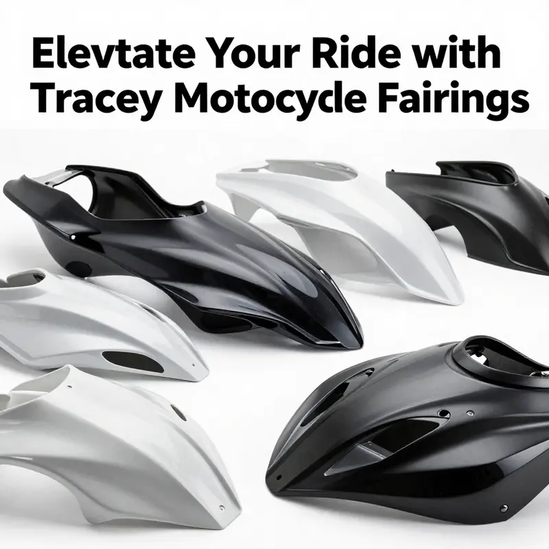 Sleek design and functionality of Tracey motorcycle fairings showcased on a Harley-Davidson.