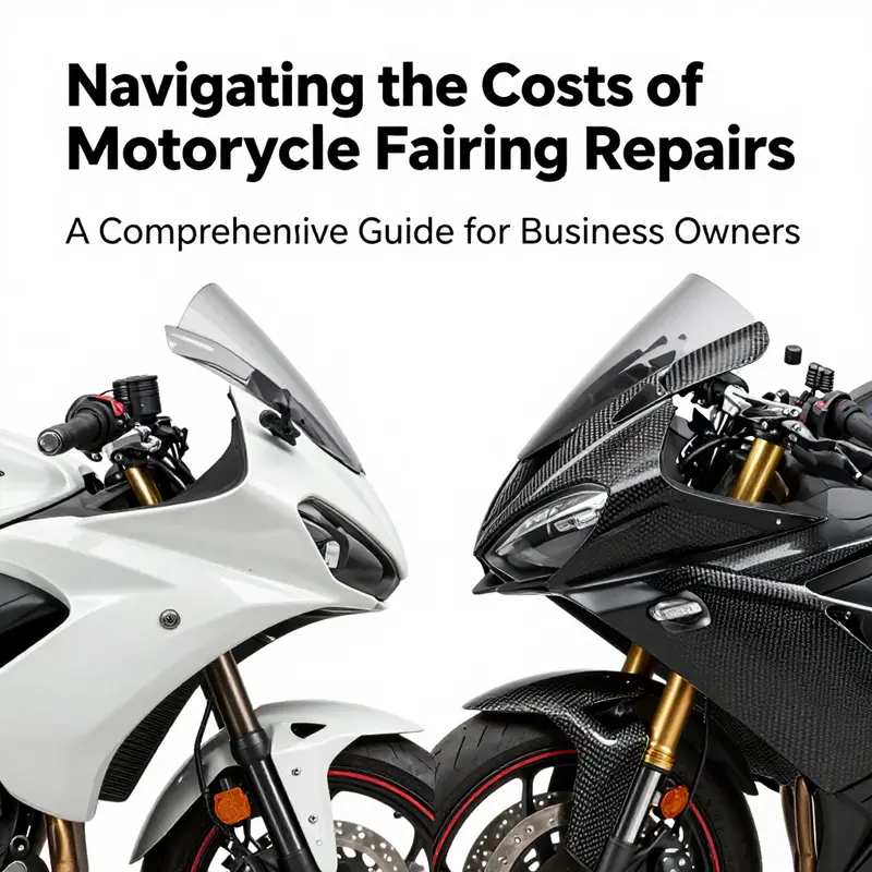 A DIY motorcycle fairing repair kit ready for action, showcasing budget-friendly materials.